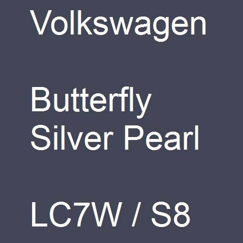 Volkswagen, Butterfly Silver Pearl, LC7W / S8.